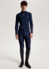 Koszulka męska ZIP THERMO SHIRT 1/4 - Tommy Hilfiger Equestrian - desert sky